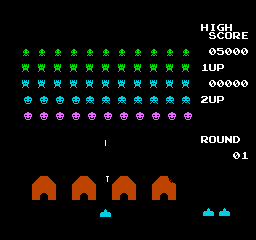 Space Invaders (Japan) In game screenshot